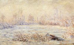 Claude Monet Hoarfrost France oil painting art